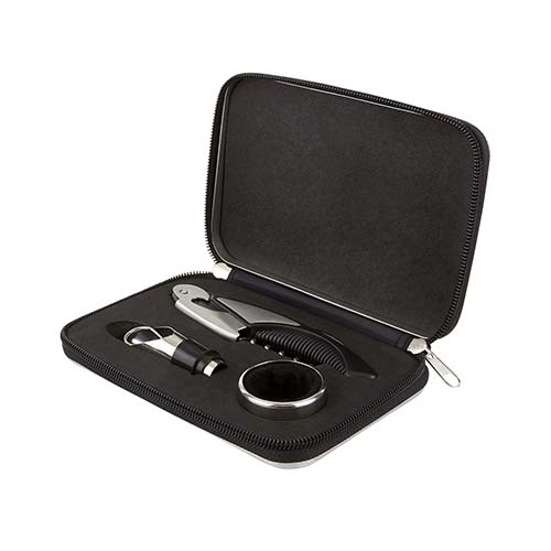 [SET PARA VINOS ARENI PLATA] BAR 003 S