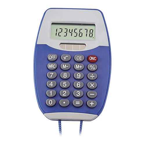 [CALCULADORA COLGABLE ENCORE AZUL] CT 150 A