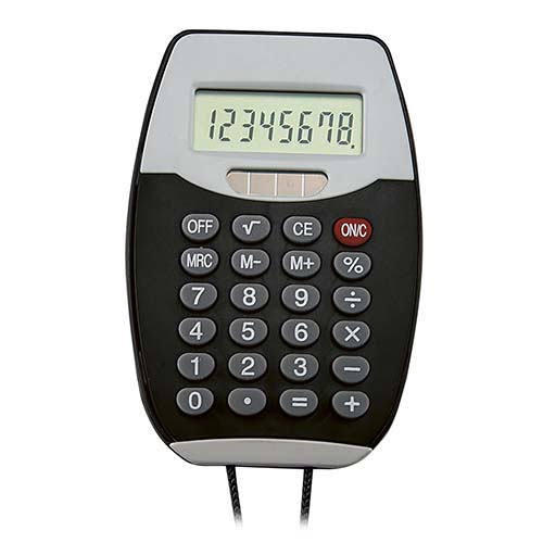 [CALCULADORA COLGABLE ENCORE NEGRO] CT 150 N