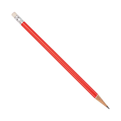 [LÁPIZ DE MADERA ROJO] DPO 008 R