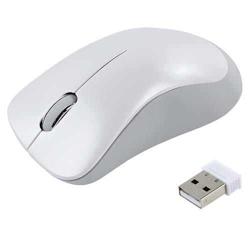 [MOUSE INALÁMBRICO NEKAR BLANCO] MOU 080 B