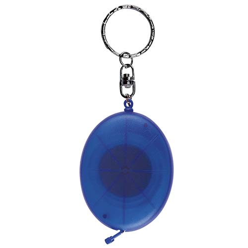 [LLAVERO FLEXÓMETRO OVALADO AZUL TRASLÚC.] PRO 008 AT