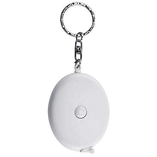 [LLAVERO FLEXÓMETRO OVALADO BLANCO] PRO 008 B