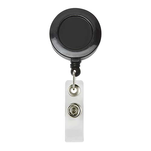 [PORTAGAFETE RETRÁCTIL NEGRO] PRO 027 N