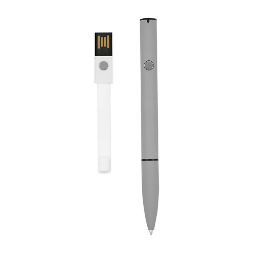 [BOLÍGRAFO USB 8 GB ROOT GRIS] SH 2490 G