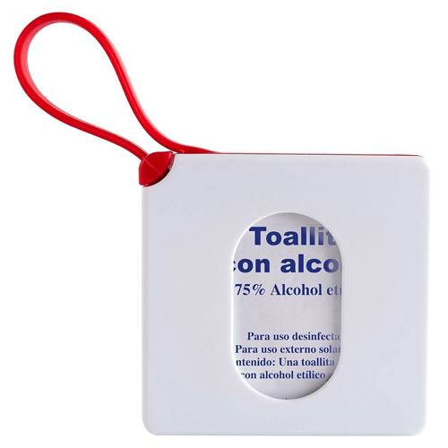 [ESTUCHE CON PADS DE ALCOHOL ROJO] SLD 053 R