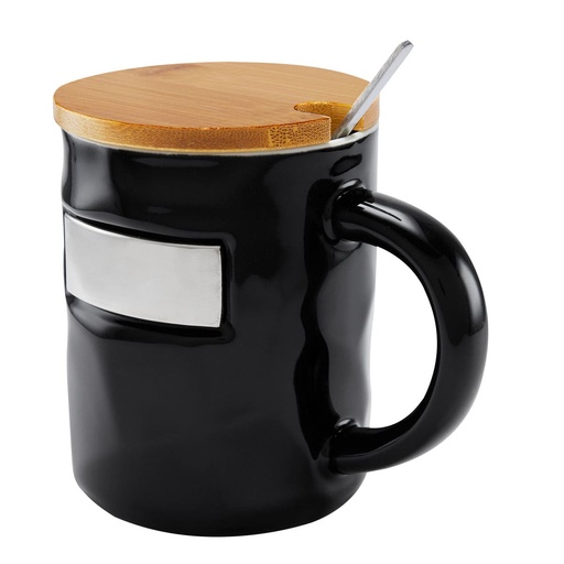 [TAZA BAMBUSA NEGRO] TAZ 055 N