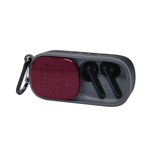 [BOCINA CON AUDÍFONOS RIDE ROJO] Z 1260 R