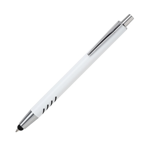 [Bolígrafo de aluminio blanco Forli.] BL-129N