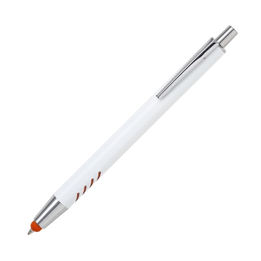 [Bolígrafo de aluminio blanco Forli.] BL-129O