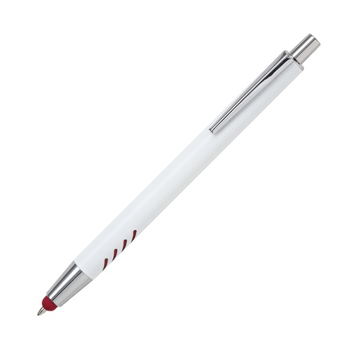[Bolígrafo de aluminio blanco Forli.] BL-129R