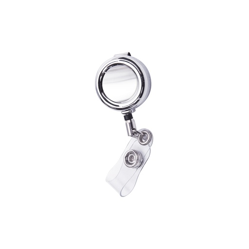 [Porta gafete metálico.] EX-015S