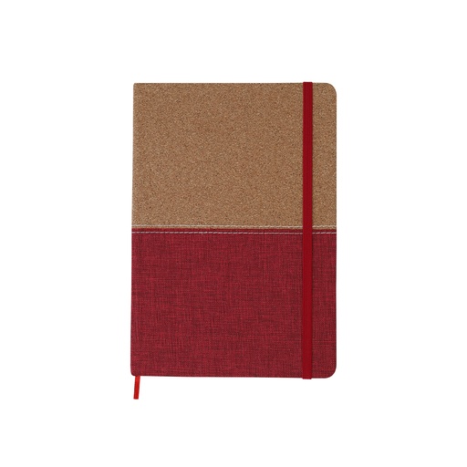 [Libreta corcho bi tono.] LB-062R