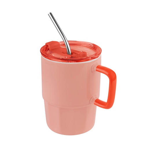 [TAZA CORALINE NARANJA] TAZ 067 O