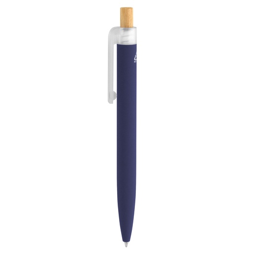[Bolígrafo aluminio reciclado y bambú BALU] BP325 AZUL