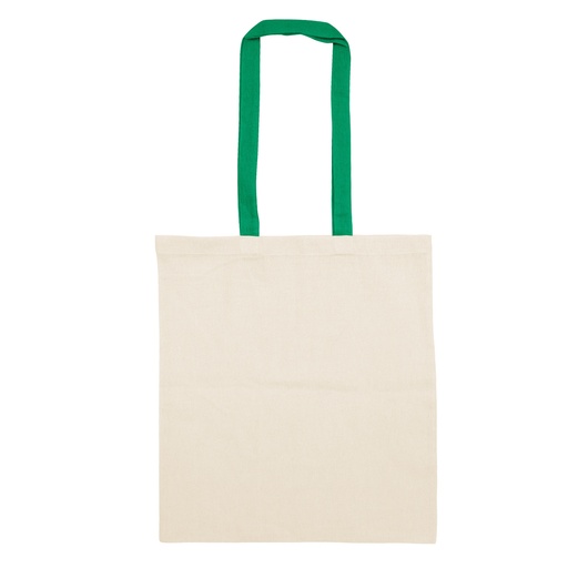 [Bolsa de algodón DONNA] C574 NATURAL / VERDE