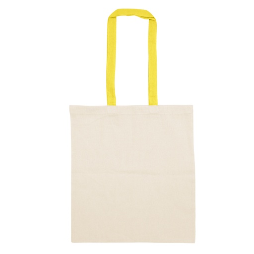 [Bolsa de algodón DONNA] C574 NATURAL / AMARILLO