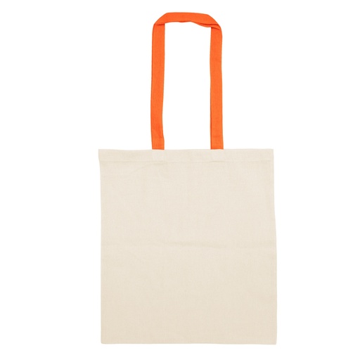 [Bolsa de algodón DONNA] C574 NATURAL / NARANJA