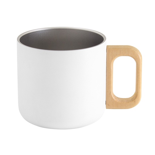 [Taza térmica TIMBER II] T741 BLANCO