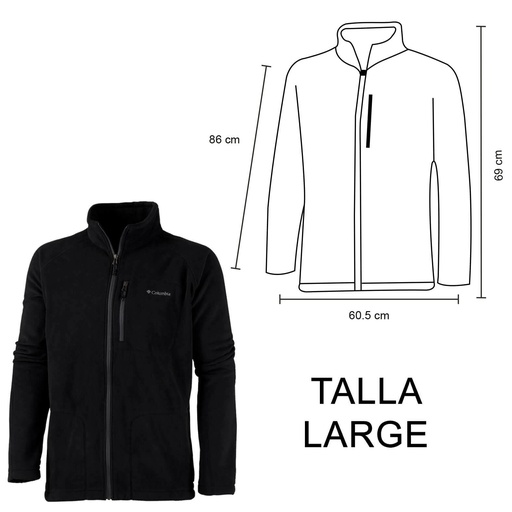 [COLUMBIA] FAST TREK NEGRO-LARGE
