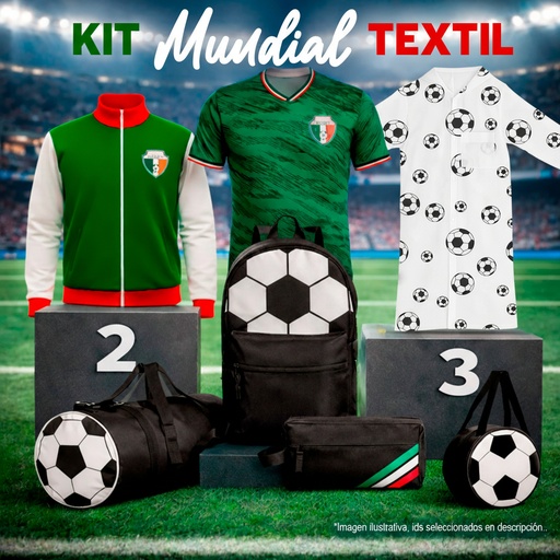 [KIT MUNDIAL TEXTIL] KIT MUNDIAL TEXTIL UNICO