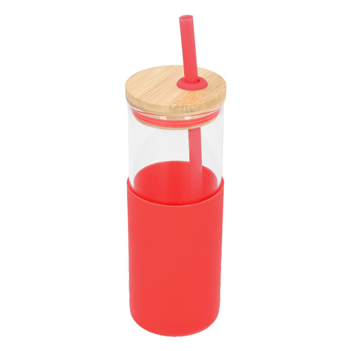 [CILINDRO DE VIDRIO IBIZA ROJO] ANF 066 R
